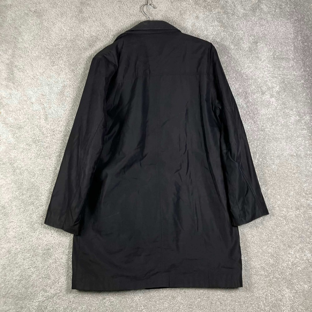 Lauren Ralph Lauren Trench Coat Mens 40L Black Removable Liner Quilted Insulated - Picture 9 of 15